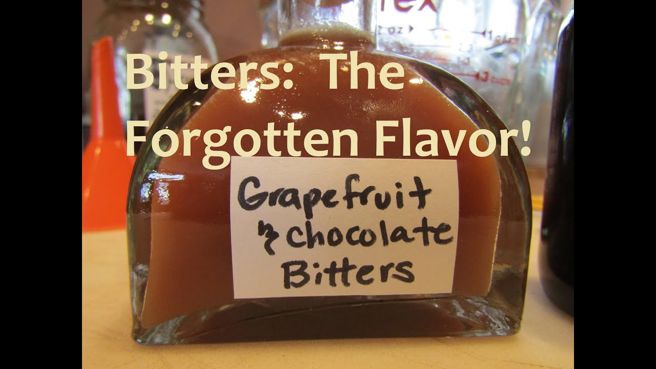Making Grapefruit & Chocolate Bitters