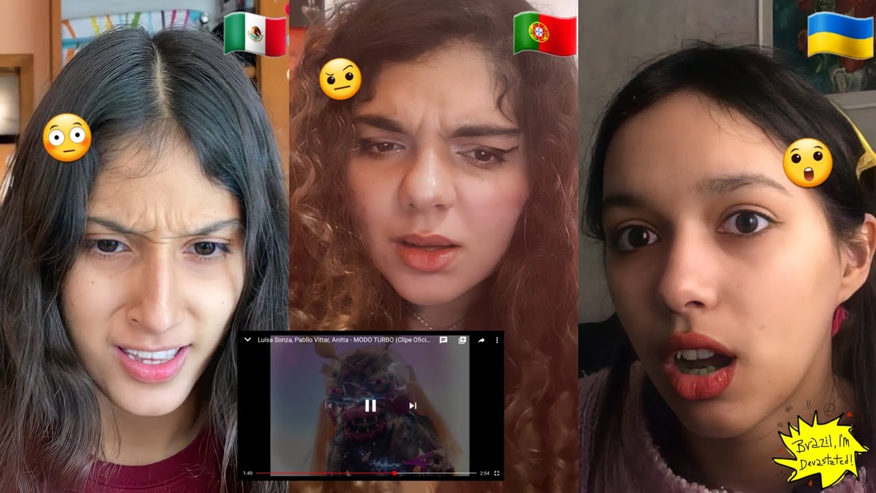 Gringos Reagem: Luiza Sonza, Pabllo Vittar, Anitta - MODO TURBO 🇺🇦🇲🇽🇸🇹🇵🇹