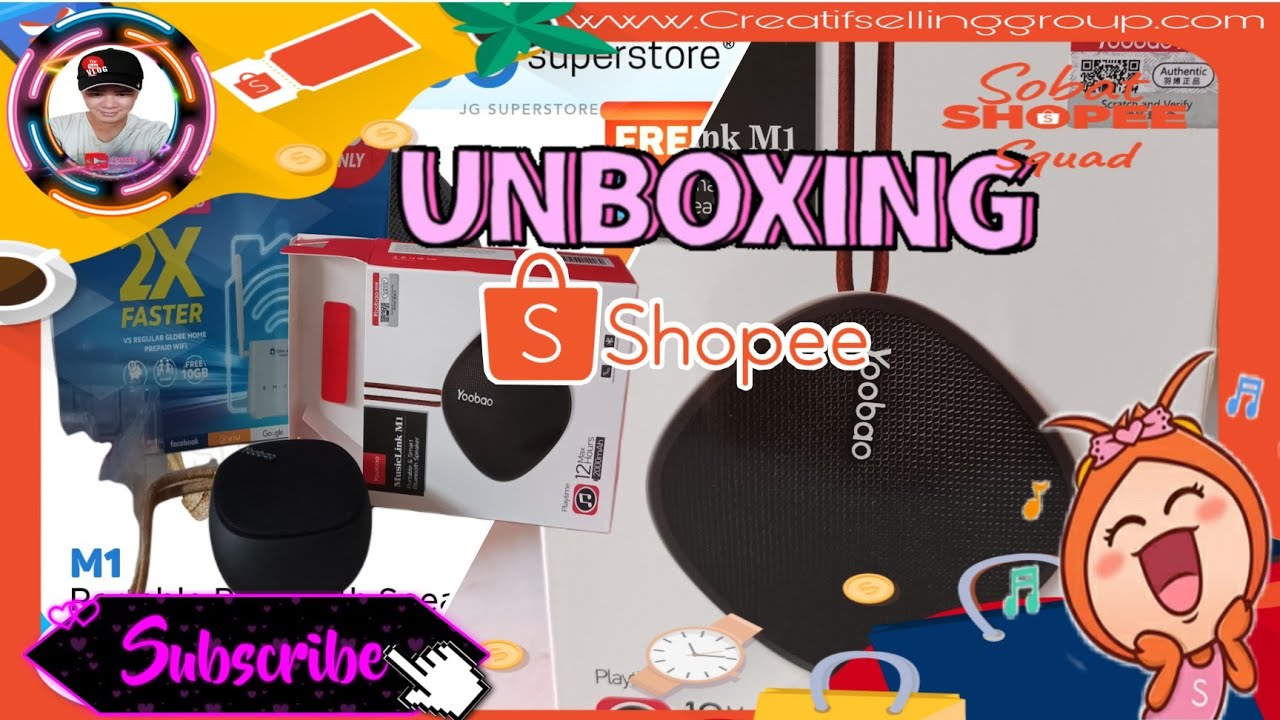 Yoobao Bluetooth speaker#unboxing#shopee