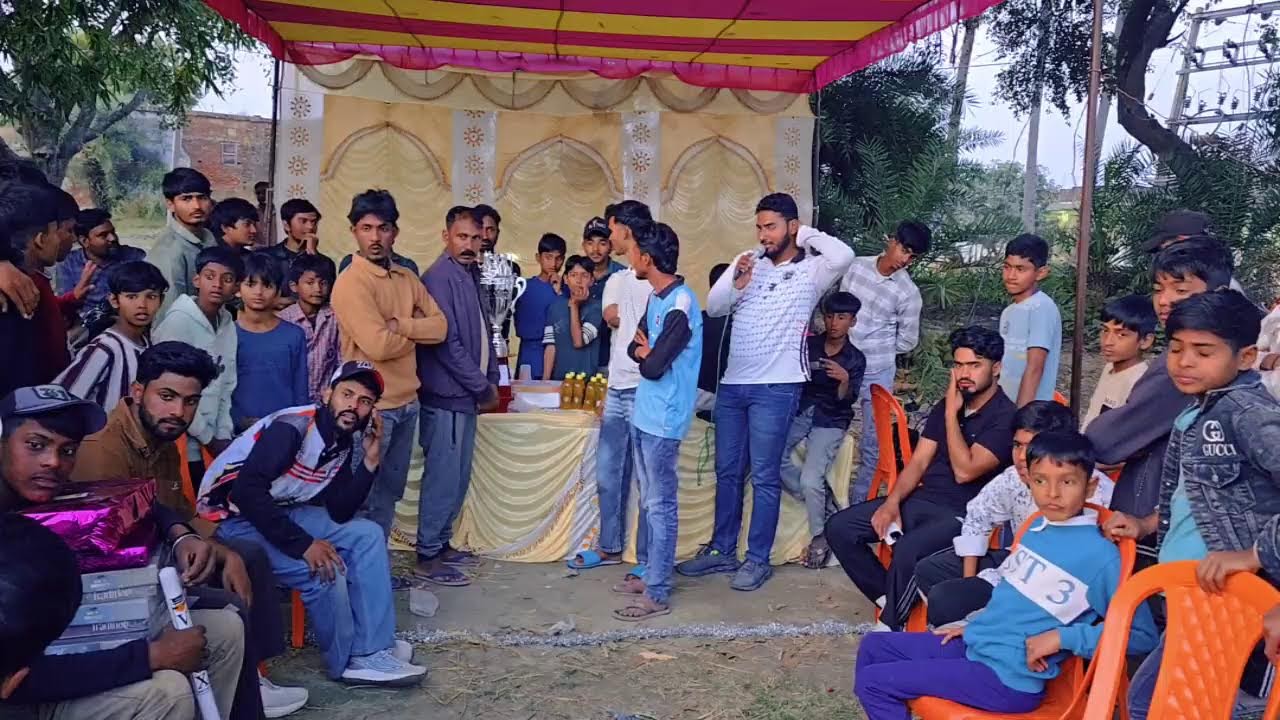 Dr. Rajender parsad Circket tournament Gaziyapur. final Prize Distribution.