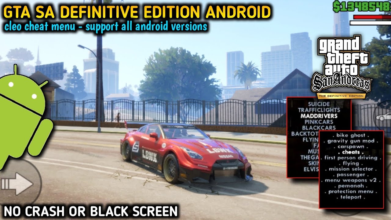 GTA SA DEFINITIVE EDITION ANDROID CLEO CHEAT MENU 🔥 / how to get cleo cheats on gta trilogy android