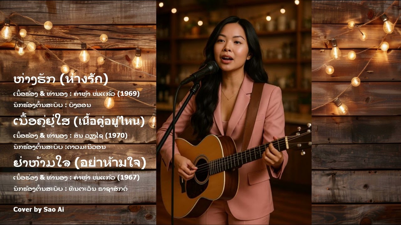 Laos song |ห่างรัก| เนื้อคู่อยู่ไหน |อย่าห้ามใจ |