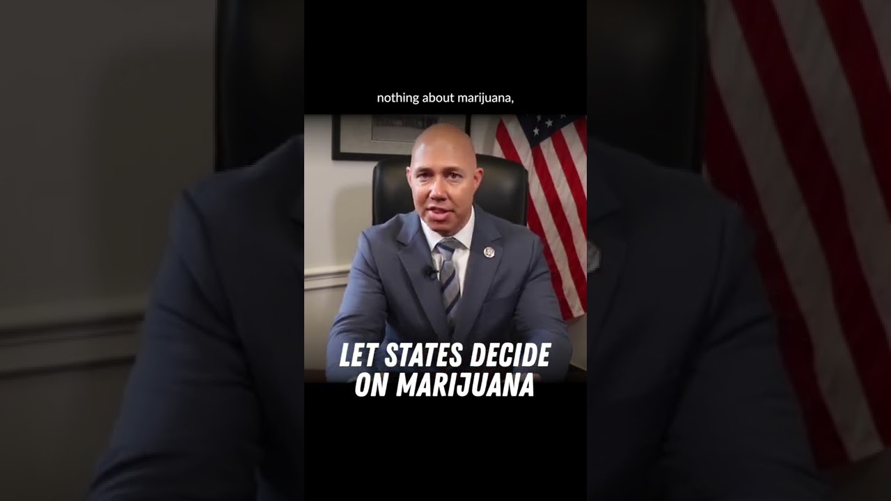It should be up to states to determine their own marijuana laws, not the federal government.