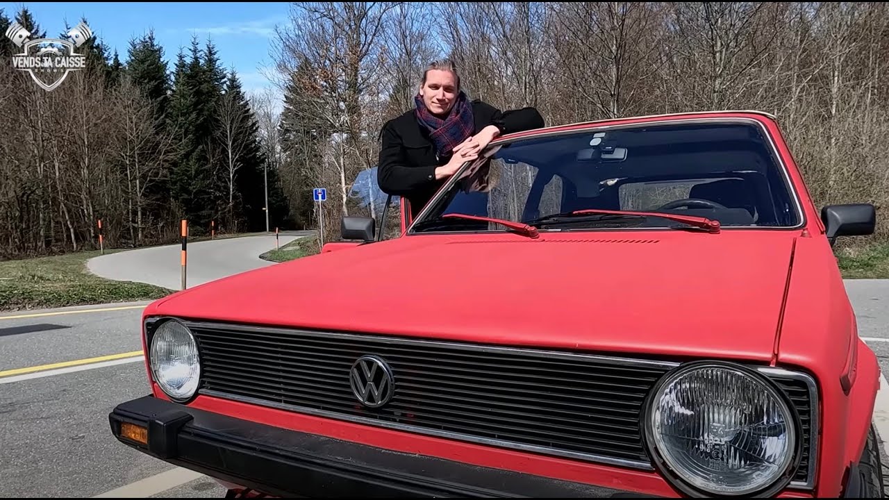 ESSAI DE LA VW GOLF 1 CABRIOLET KARMANN  1984