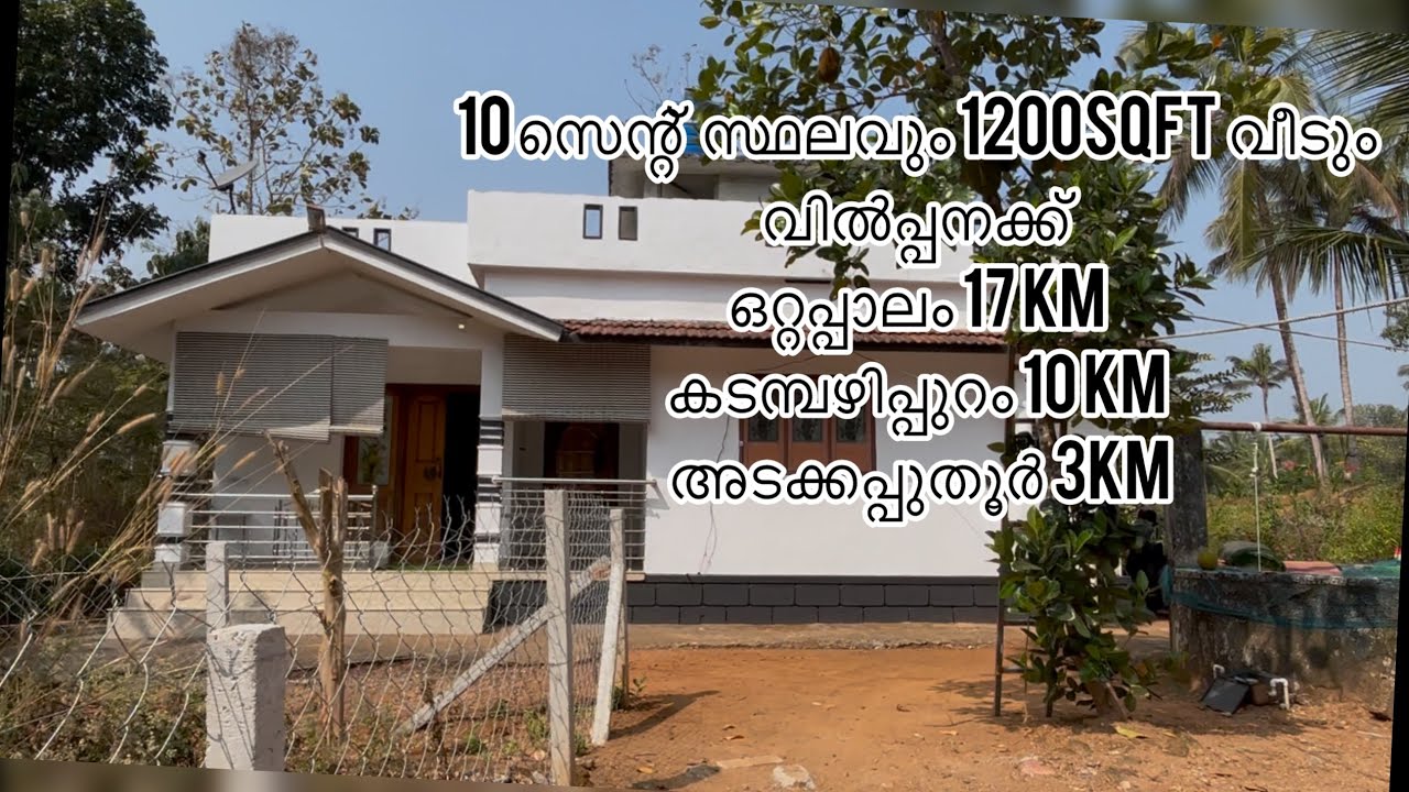 10cent വീടും 🏠 സ്ഥലവും. കടമ്പഴിപ്പുറം ഒറ്റപ്പാലം അടുത്ത് #home #budjectfriendly #lowbudjet 