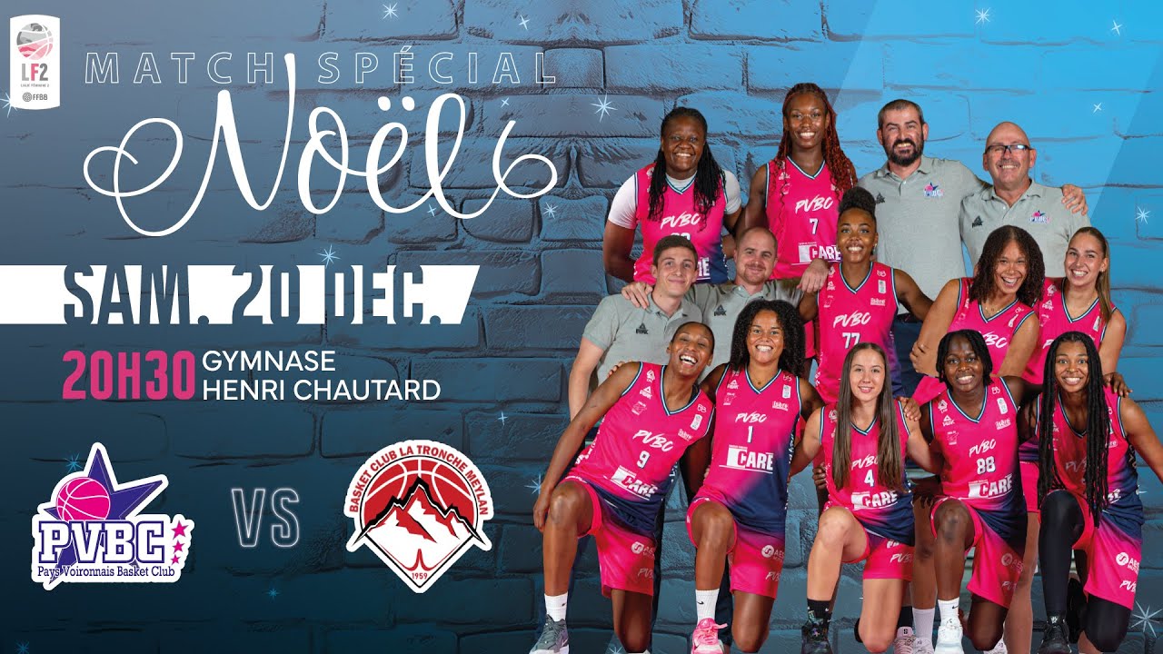 [REPLAY] Pays Voironnais BC - BCTM | J13 Ligue Féminine 2 2025/2026