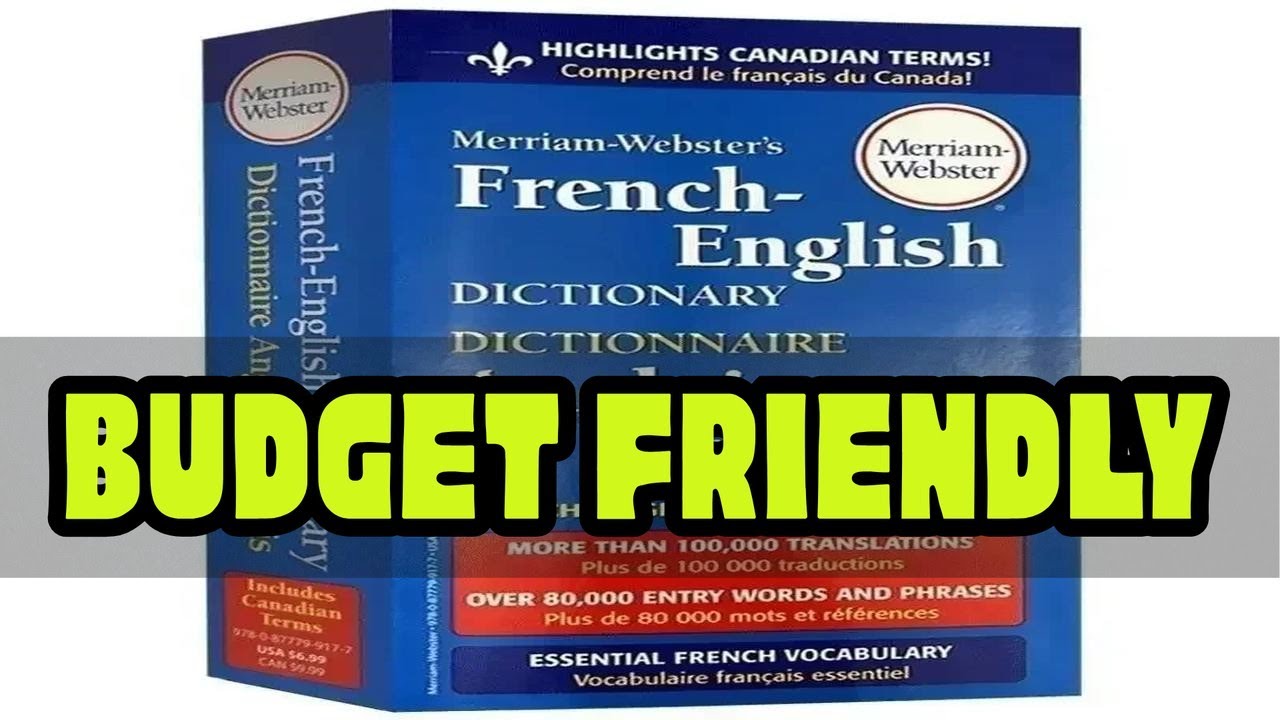 Merriam Webster's French English Dictionary Wordpower Original Language Learning BooksBOOKS