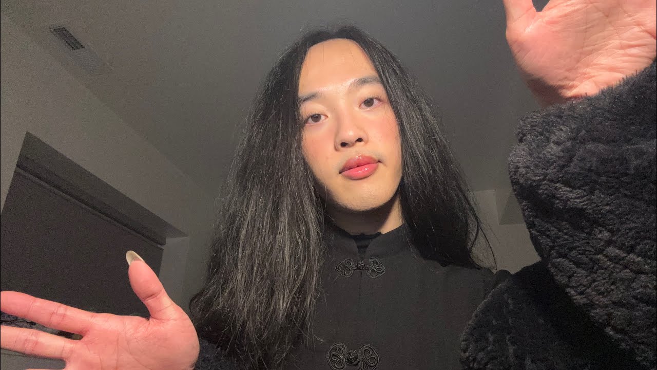ASMR relaxing hand movements 💖 (stress pulling + plucking)