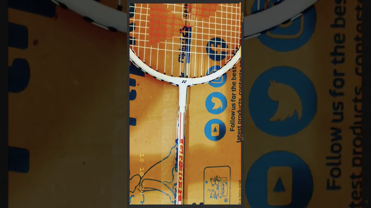 YONEX GR 303i White Strung Badminton Racquet 🏸Unboxing | 