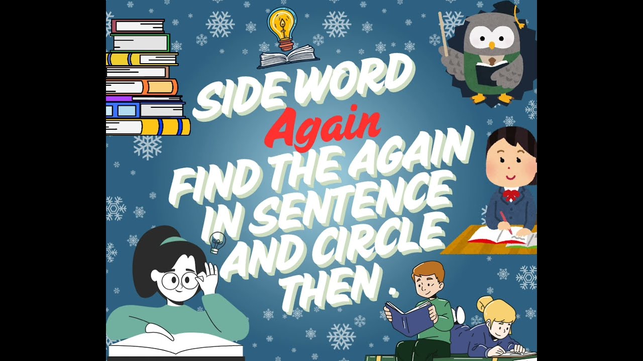 Again /side word again /use of side word in sentence/ interesting word for kids/English vocabulary
