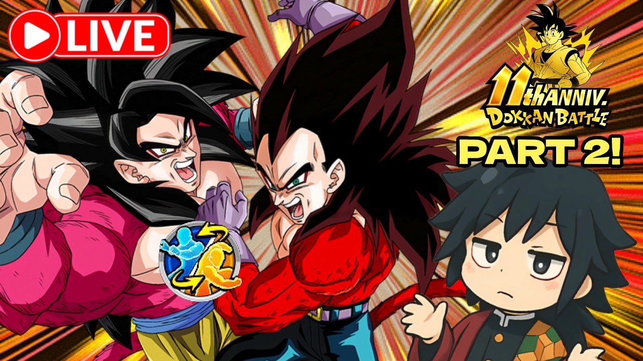 REACCIONANDO A LAS UNIDADES DE LA PARTE 2 EN DIRECTO! TAG SSJ4 GOKU Y VEGETA??? (DBZ: Dokkan Battle)