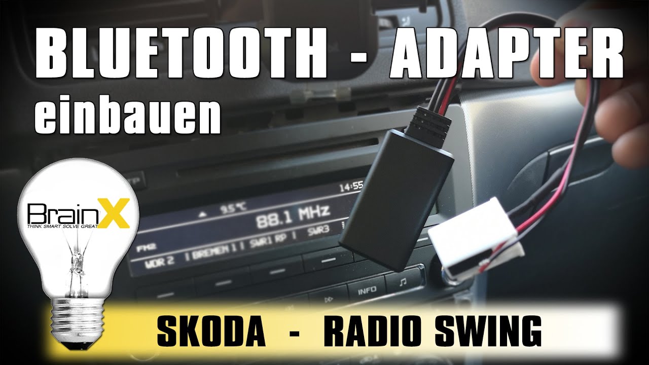 Bluetooth Adapter an SKODA Radio anschließen   Radio SWING