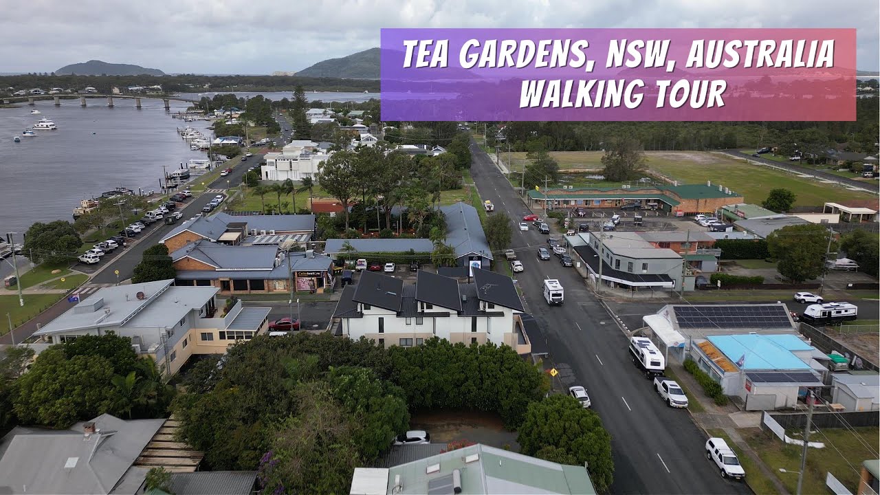 Tea Gardens, NSW, Australia Walking Tour