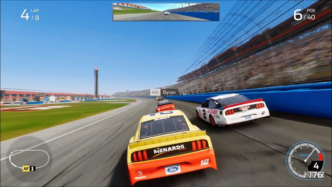 NASCAR Heat 5 - Auto Club Speedway (Fontana - California) - Gameplay (PS4 HD) [1080p60FPS]