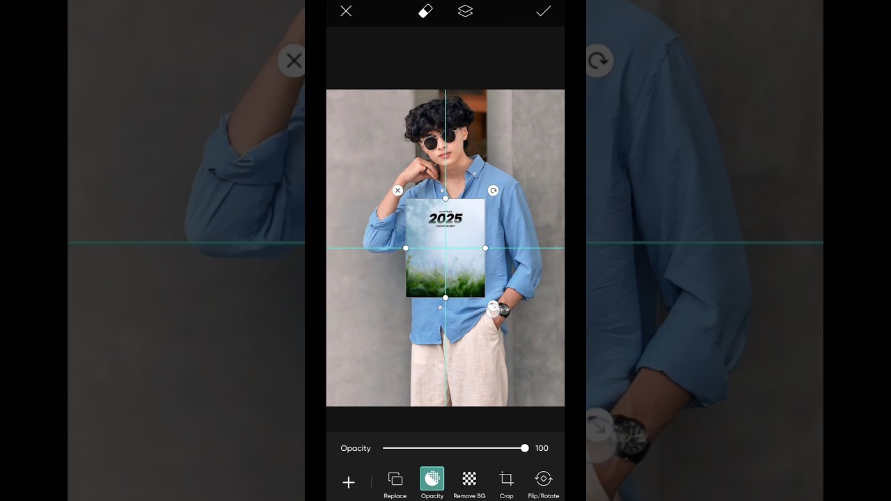 Picsart 2025 photo editing #newyears #shorts #2025 #edit