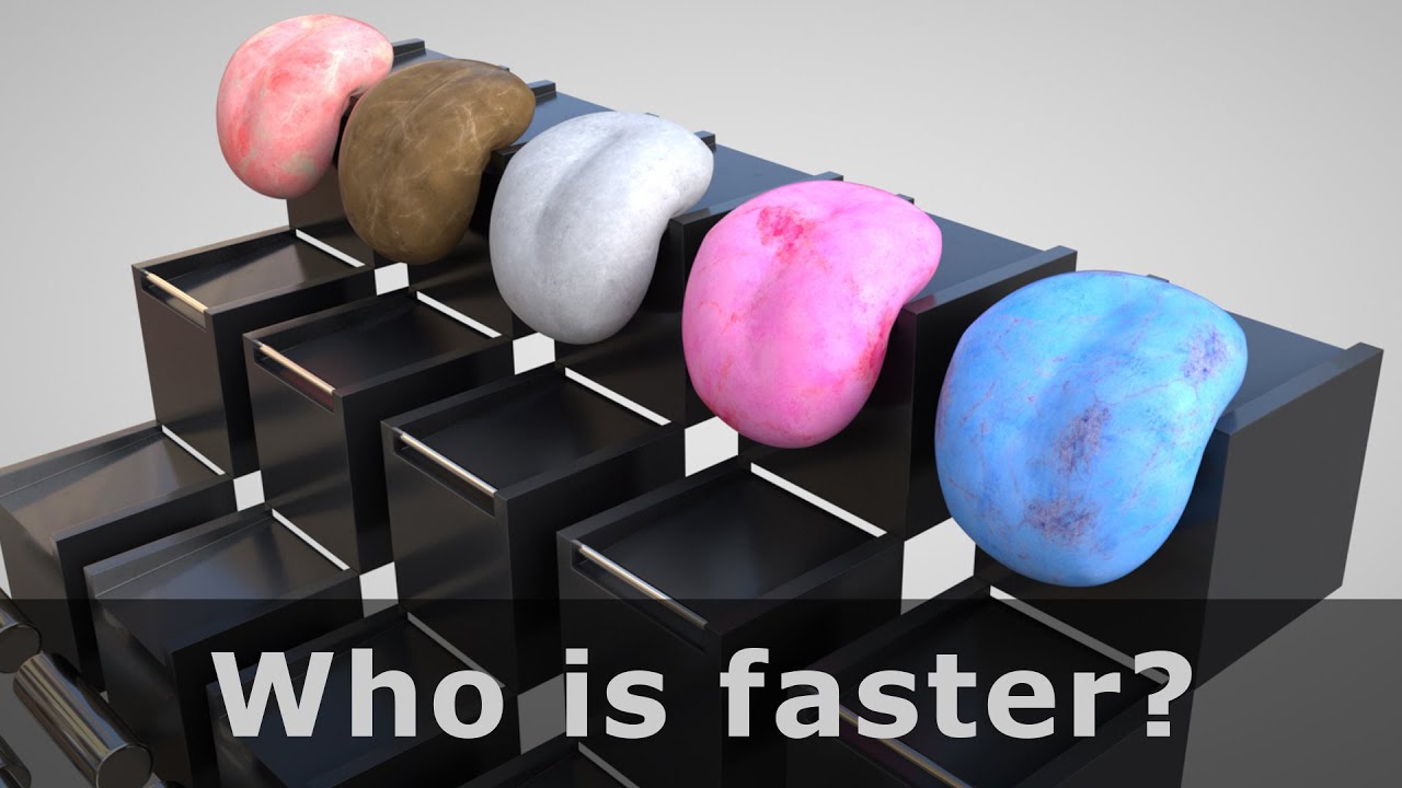 SOFTBODY RACE | WHO IS FASTER 66 3-6