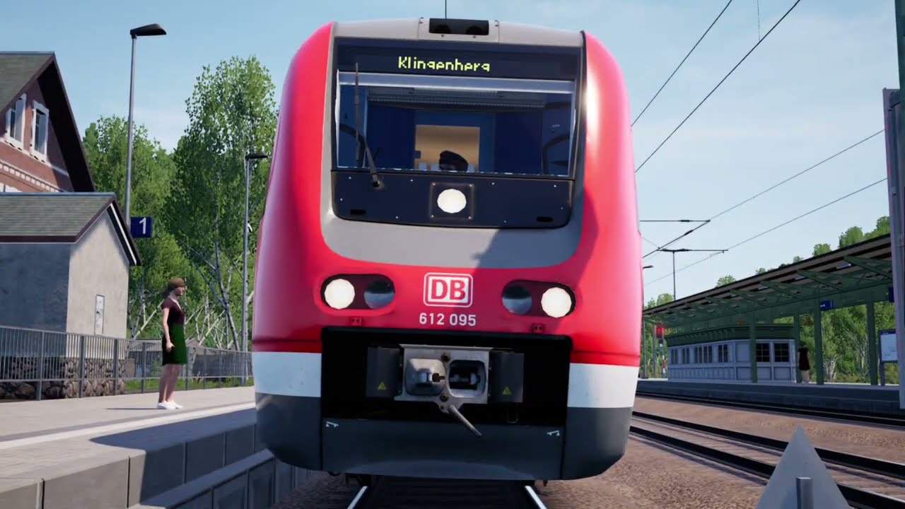 DB BR 612 GST Tilting Start up