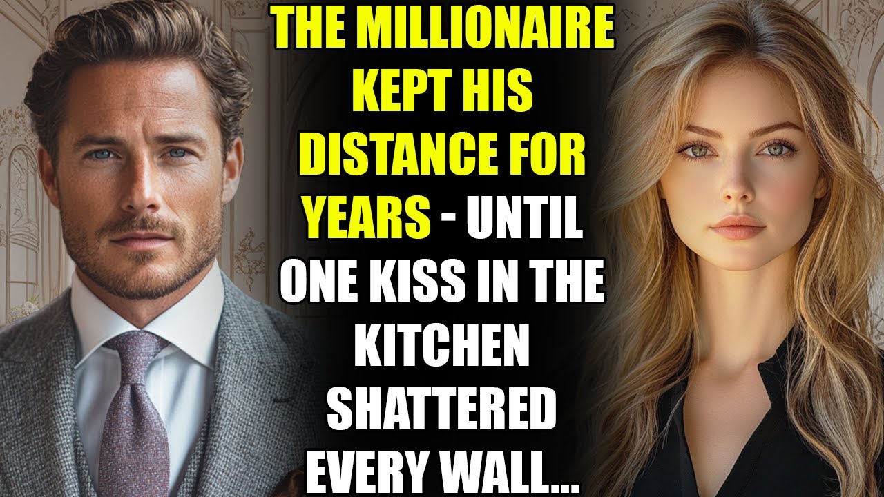 The MILLIONAIRE Kept His Distance for Years - Until One Kiss in the Kitchen Shattered Every Wall...