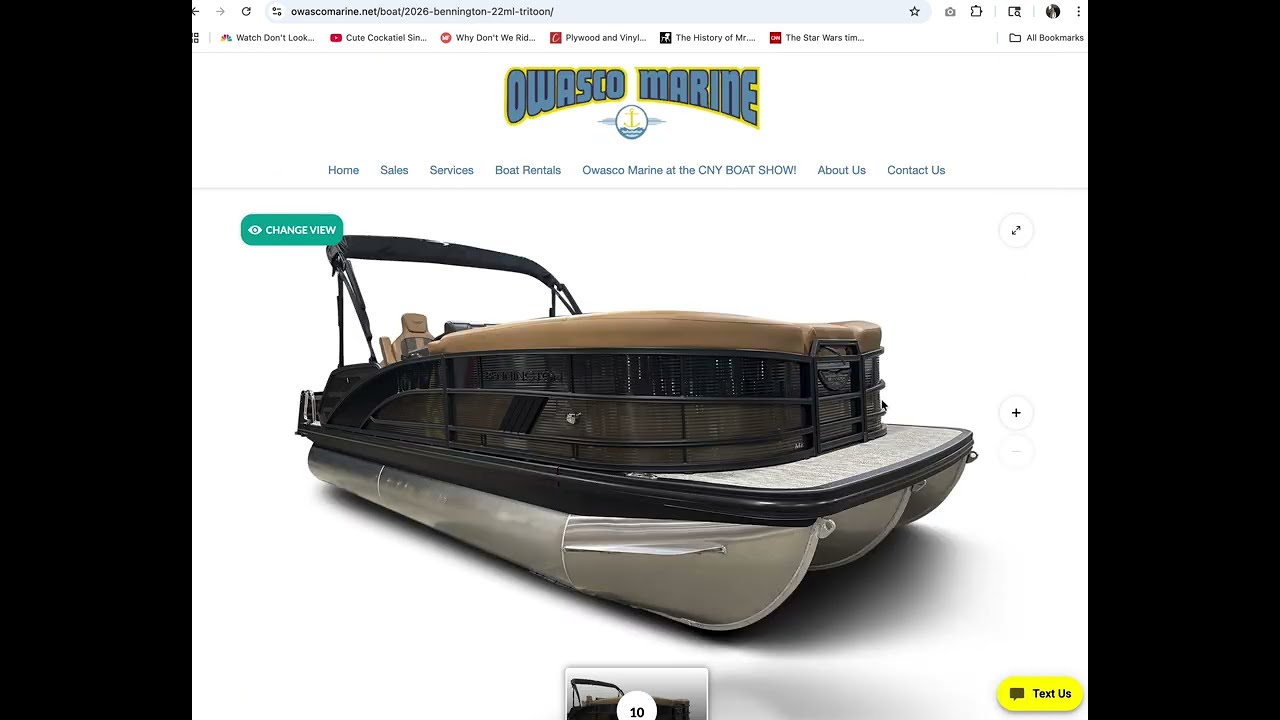 Owasco Marine's 2026 Bennington Pontoon M 22