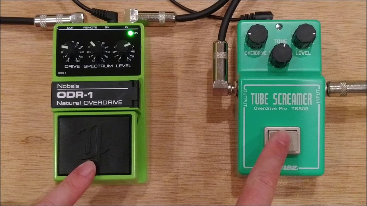 Nobels ODR-1 vs Ibanez ts808