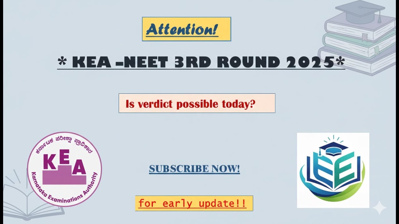 Attention!! KEA-NEET case- Possible Verdict day!