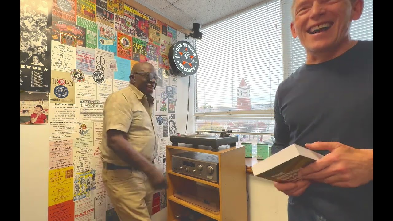 GT at Dub Vendor HQ W/John - The British Reggae Music Industry: A Windrush Legacy- My Story 23/10/