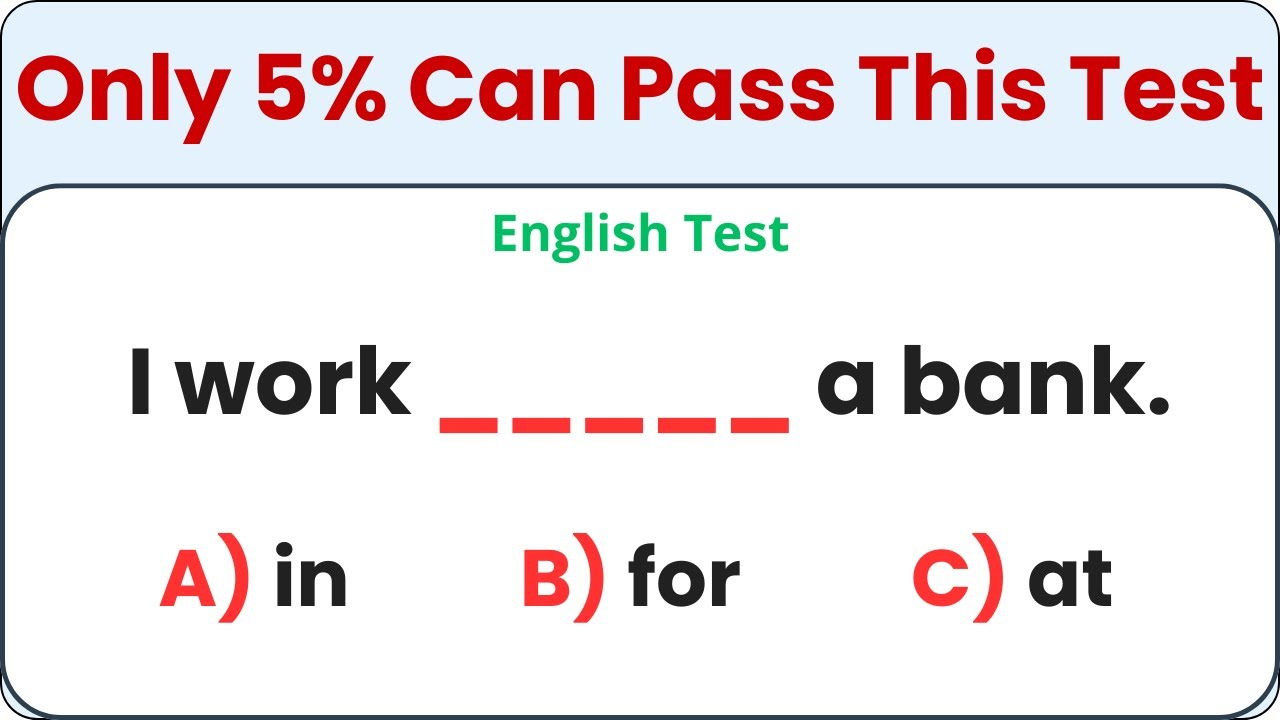 English Grammar Challenge for Beginners 🌟 If you score 70%, You're On Track! 🌟 Q for English