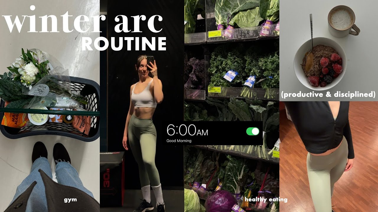 WINTER ARC VLOG | getting into a routine, being productive & dedicated, end of year reset