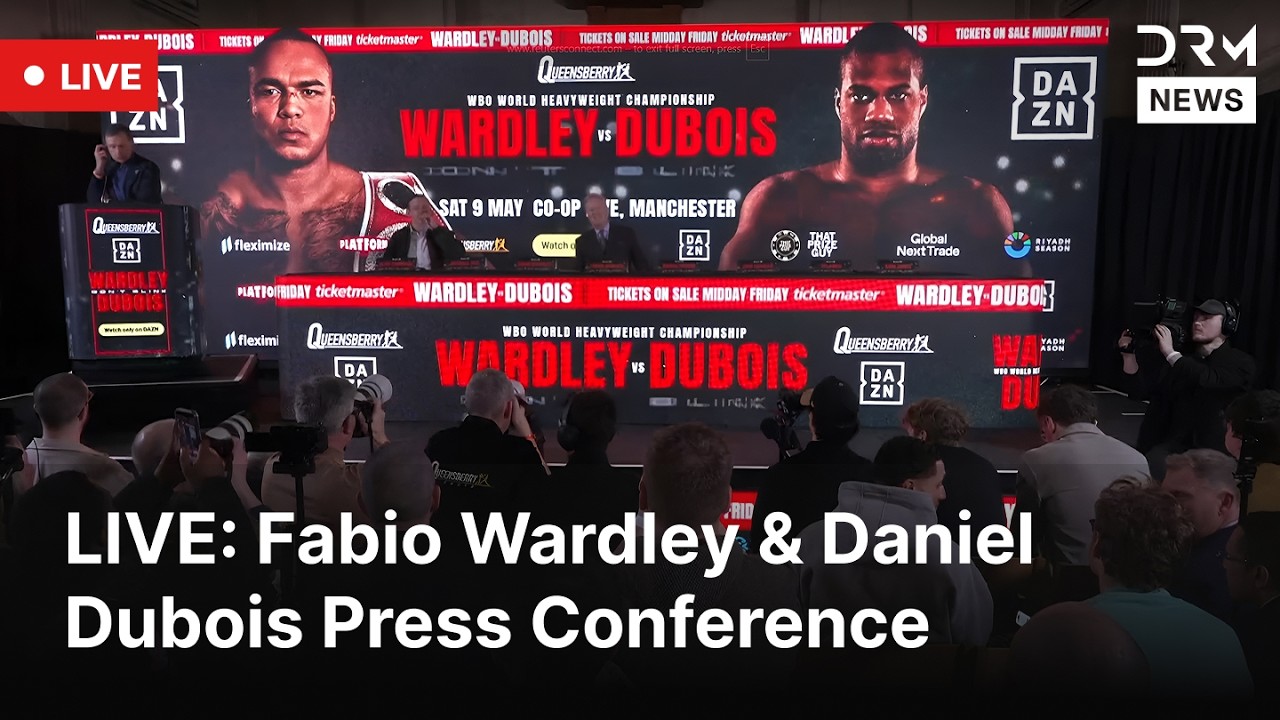 LIVE: Wardley vs Dubois: Fighters Speak Before WBO World Title Clash