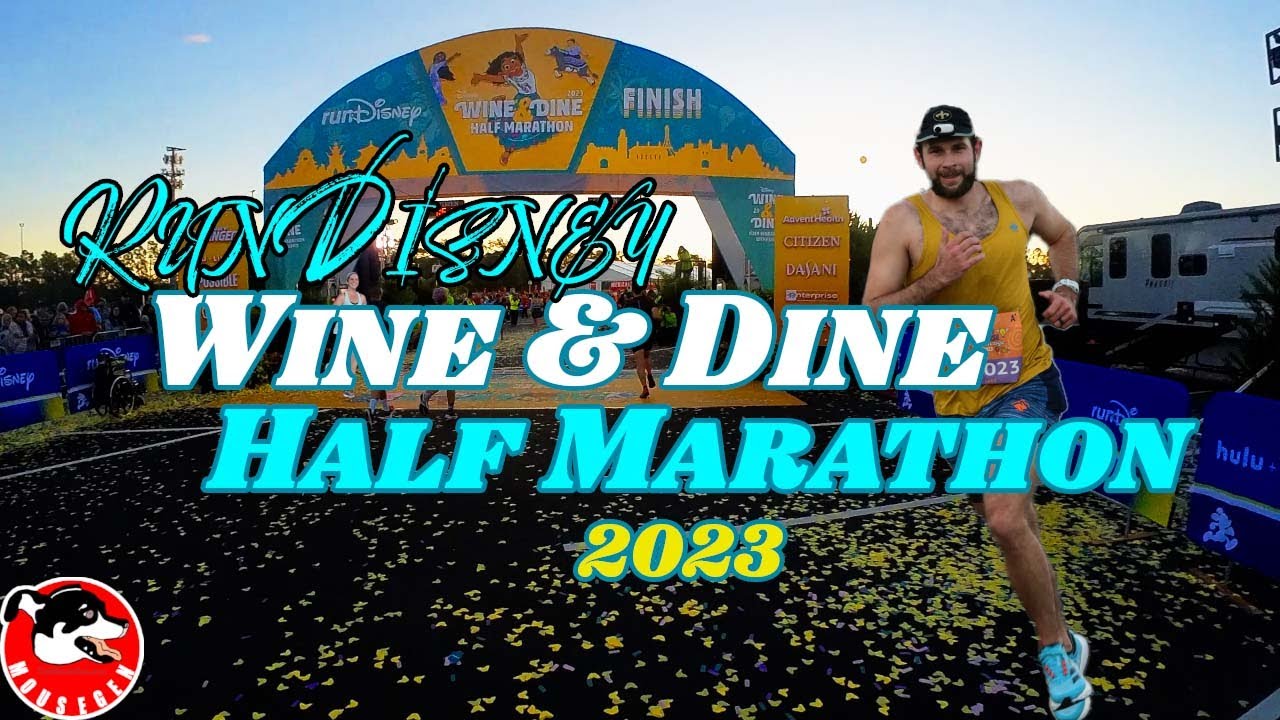 Running the RunDisney Wine and Dine Half Marathon 2023 | All Character Stops!