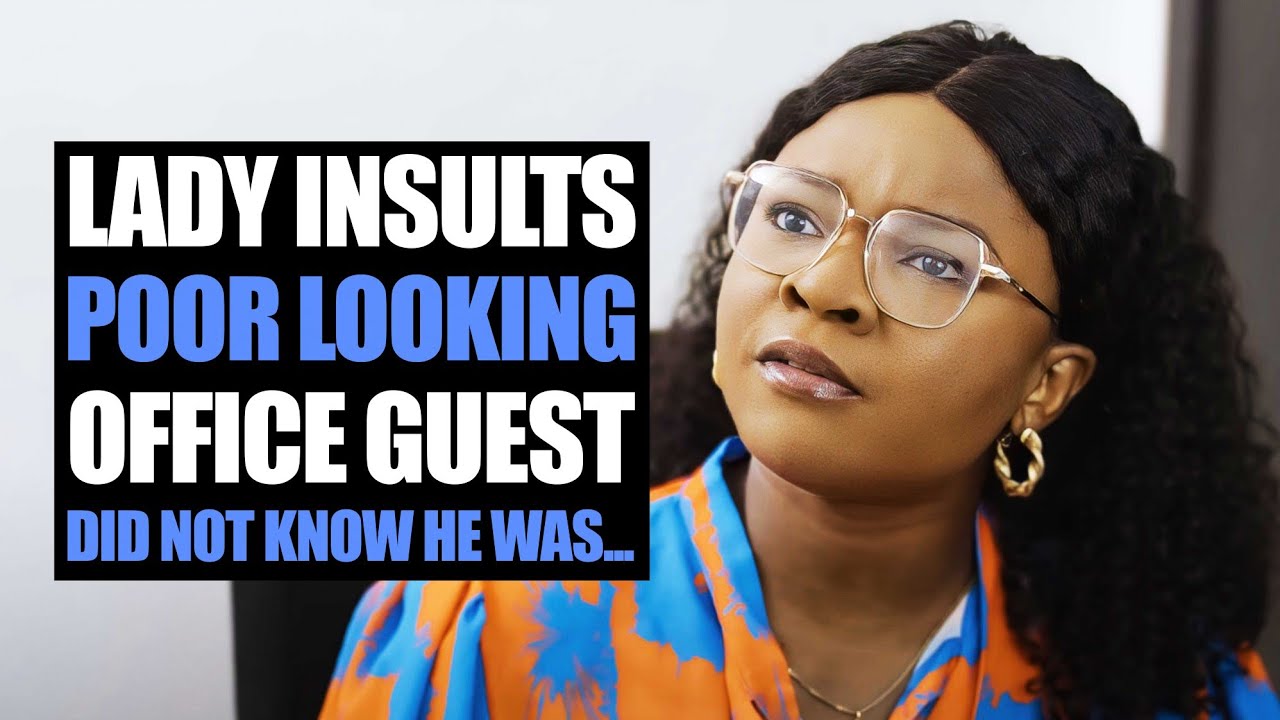 Lady Insults Poor Looking Office Guest, Did Not Know He Was...| Moci Studios