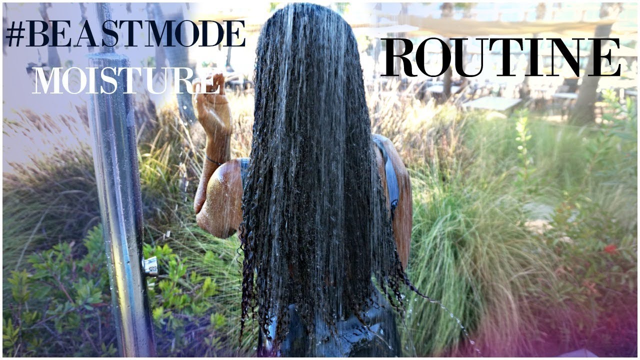 #Beastmodemoisture gloss bar curly routine