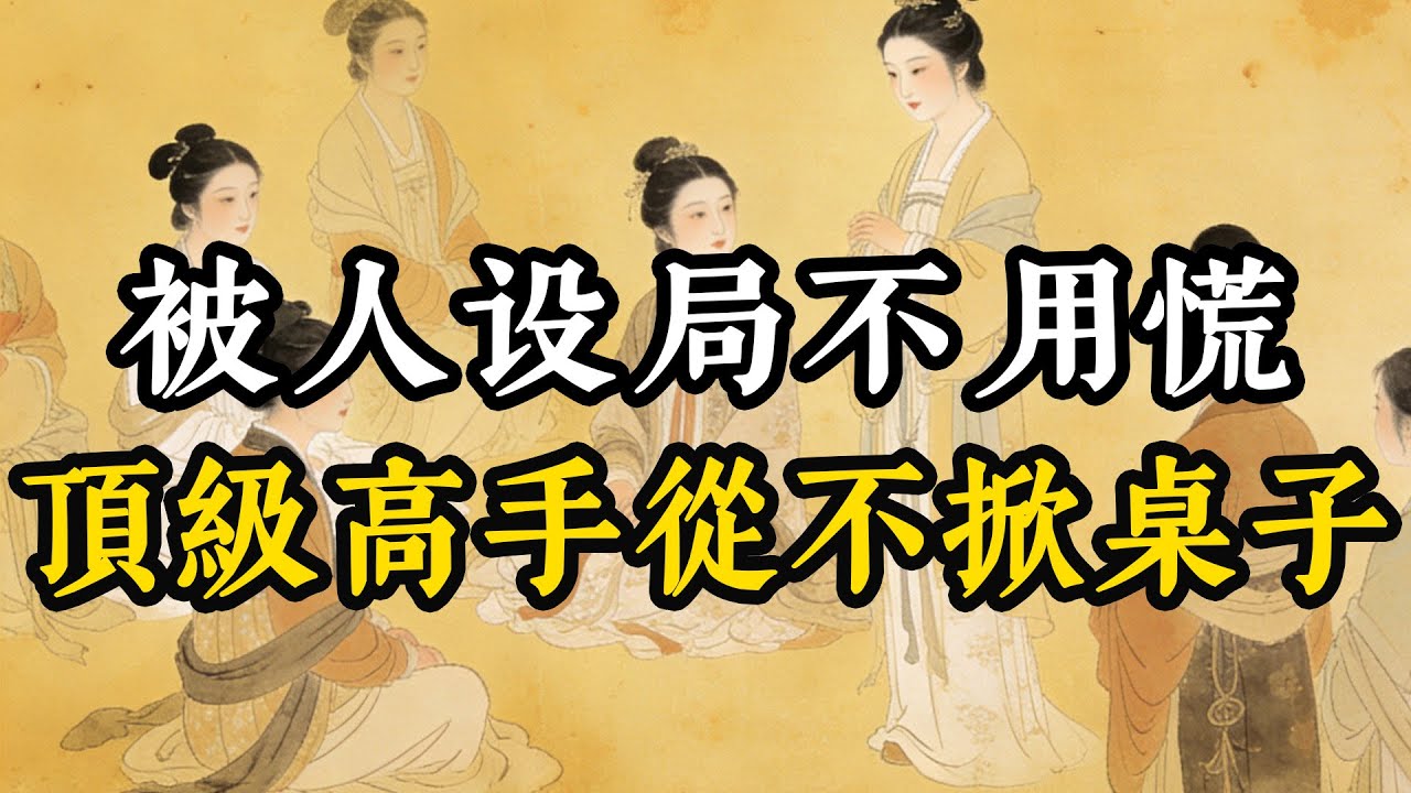 被人设局不用慌，頂級高手從不掀桌子#成功思维模式 #识人术 #人生感悟 #生意思维 #财商之道 #智慧 #成長 #谋略