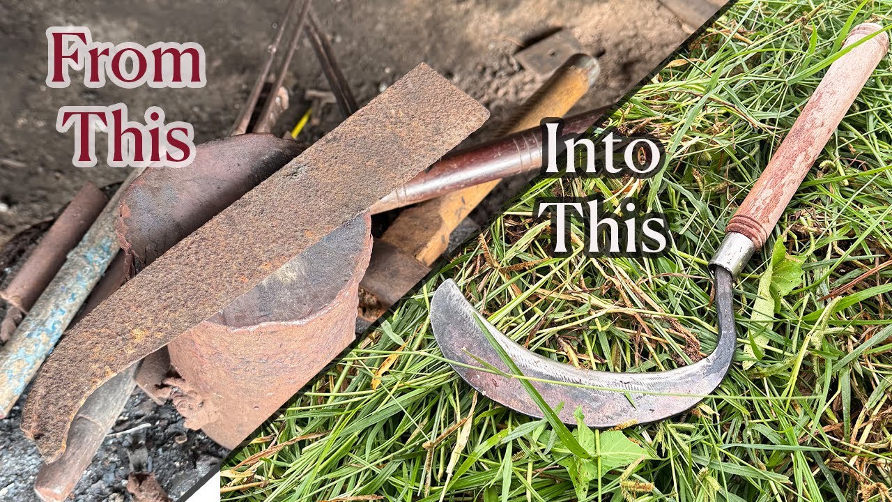 How Is a Sickle Made From Broken KNife?