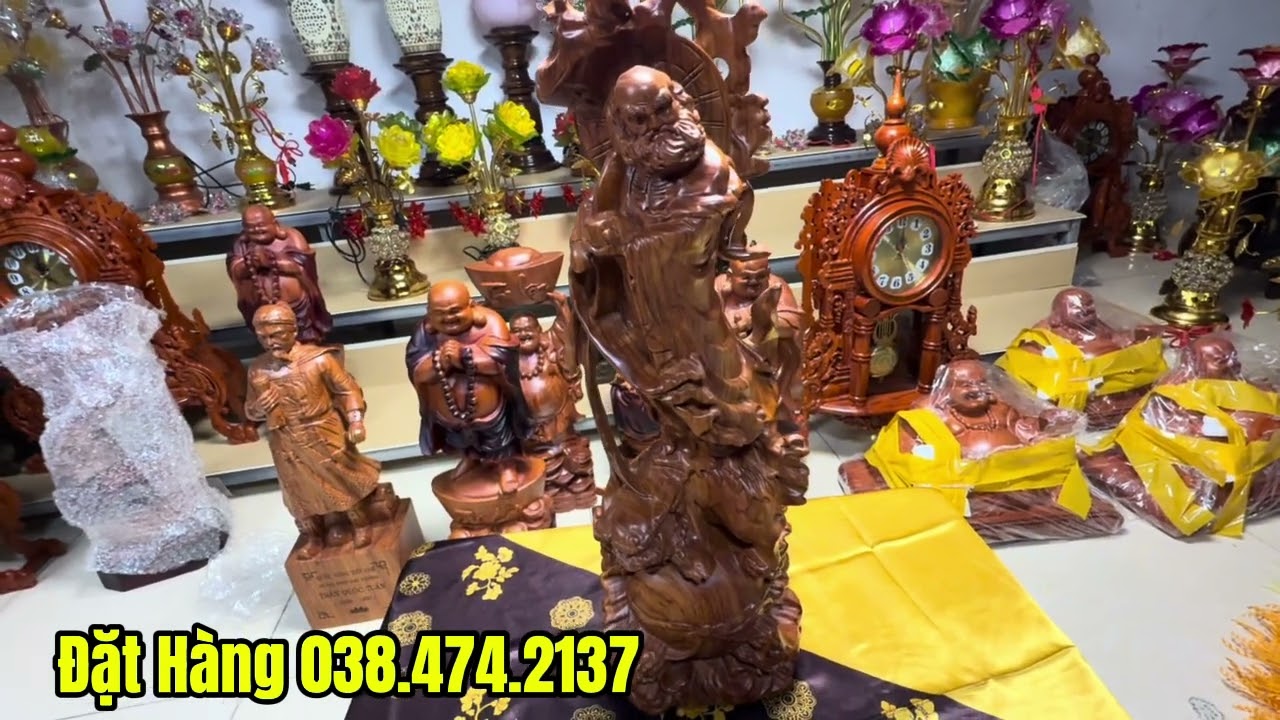🔥Bức Tượng Ông Đạt Ma Trấn Trạch , Phù Hợp Thỉnh Dịp Đầu Năm , Trấn Gia Đạo , Phá Tiểu Nhân