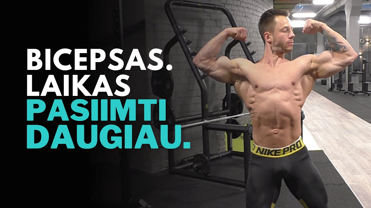 Pratimai bicepsui norint išgauti DAUGIAU? 💪