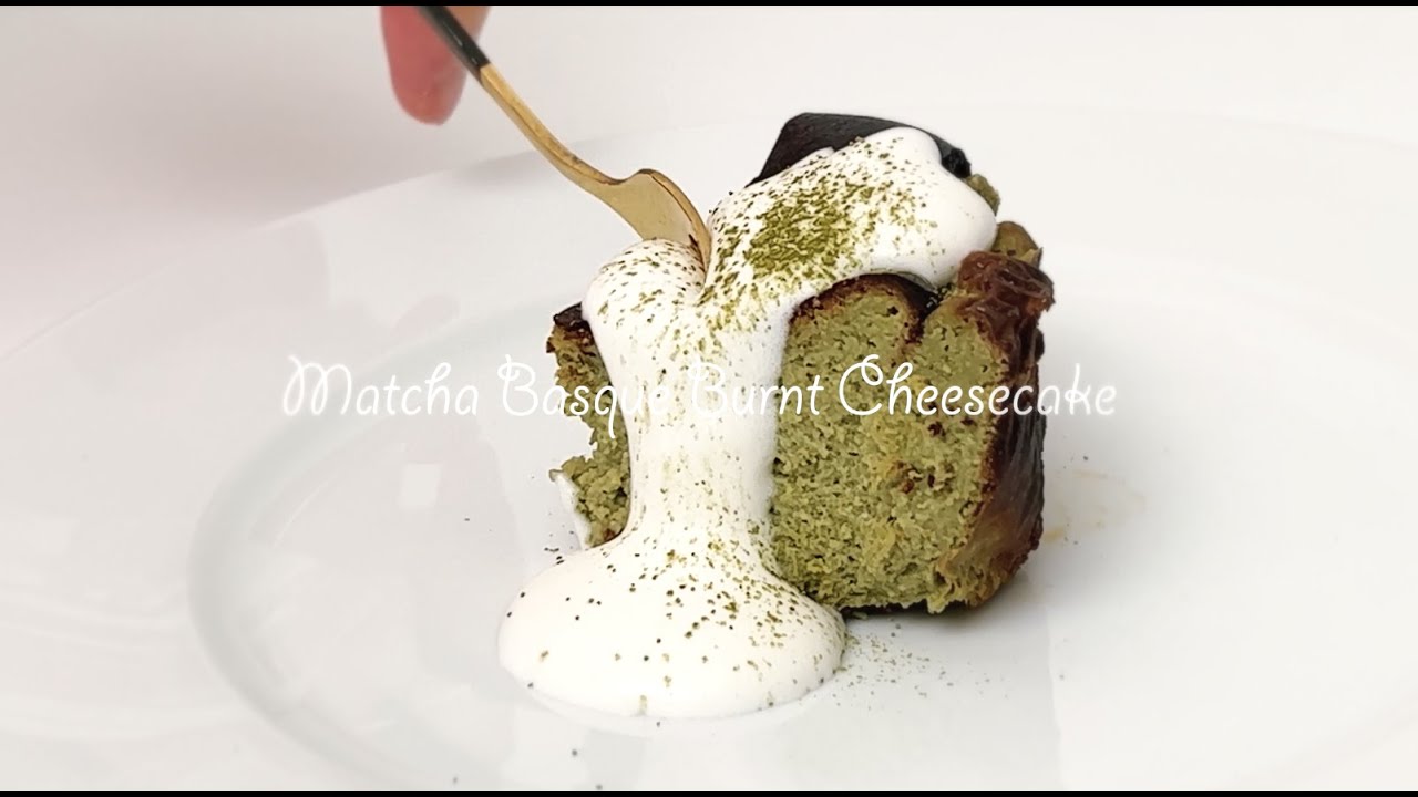 [저당] 도시락 말차 바스크 치즈케이크ㅣMatcha Basque Burnt CheesecakeㅣNo FlourㅣNo SugarㅣKeto