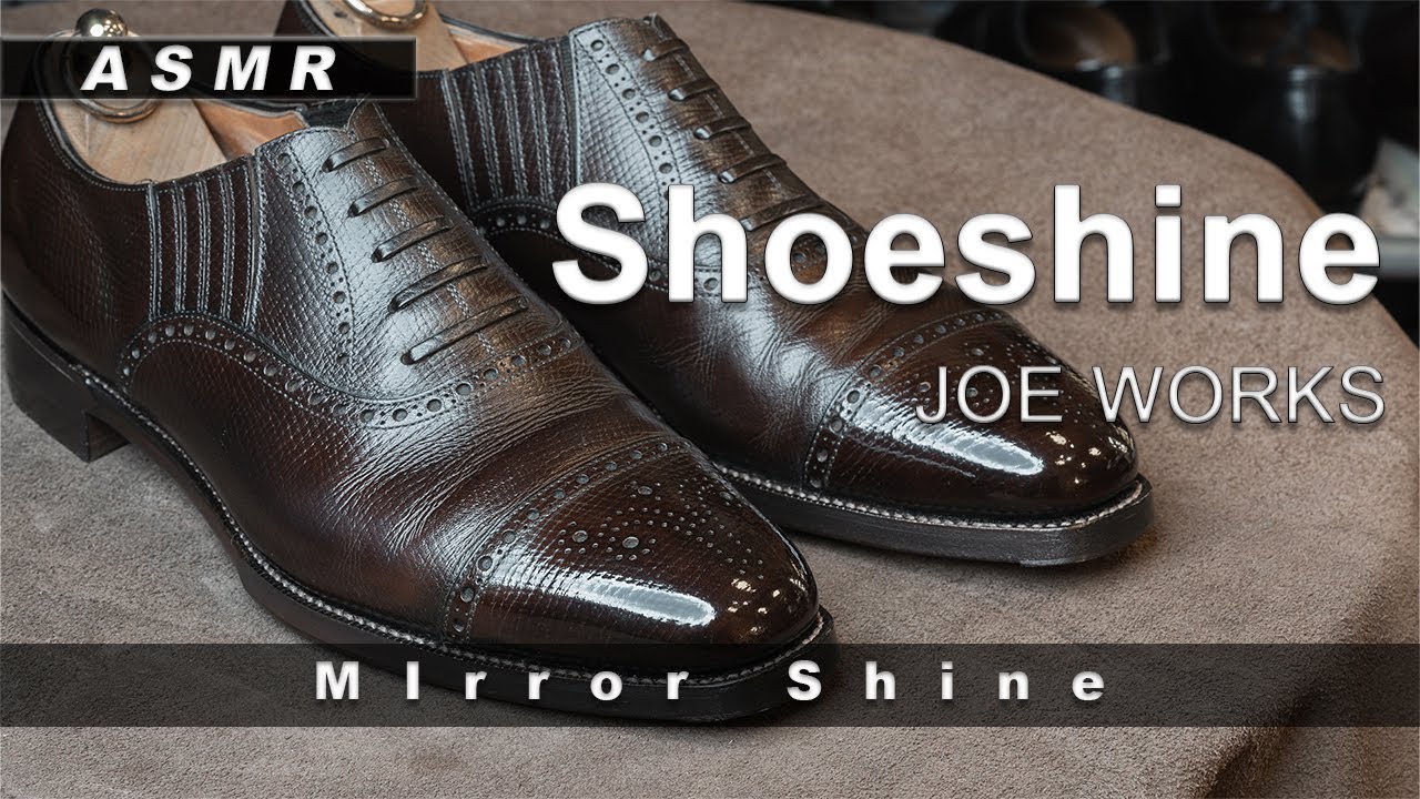 【Shoeshine】JOE WORKS｜ASMR [4K]