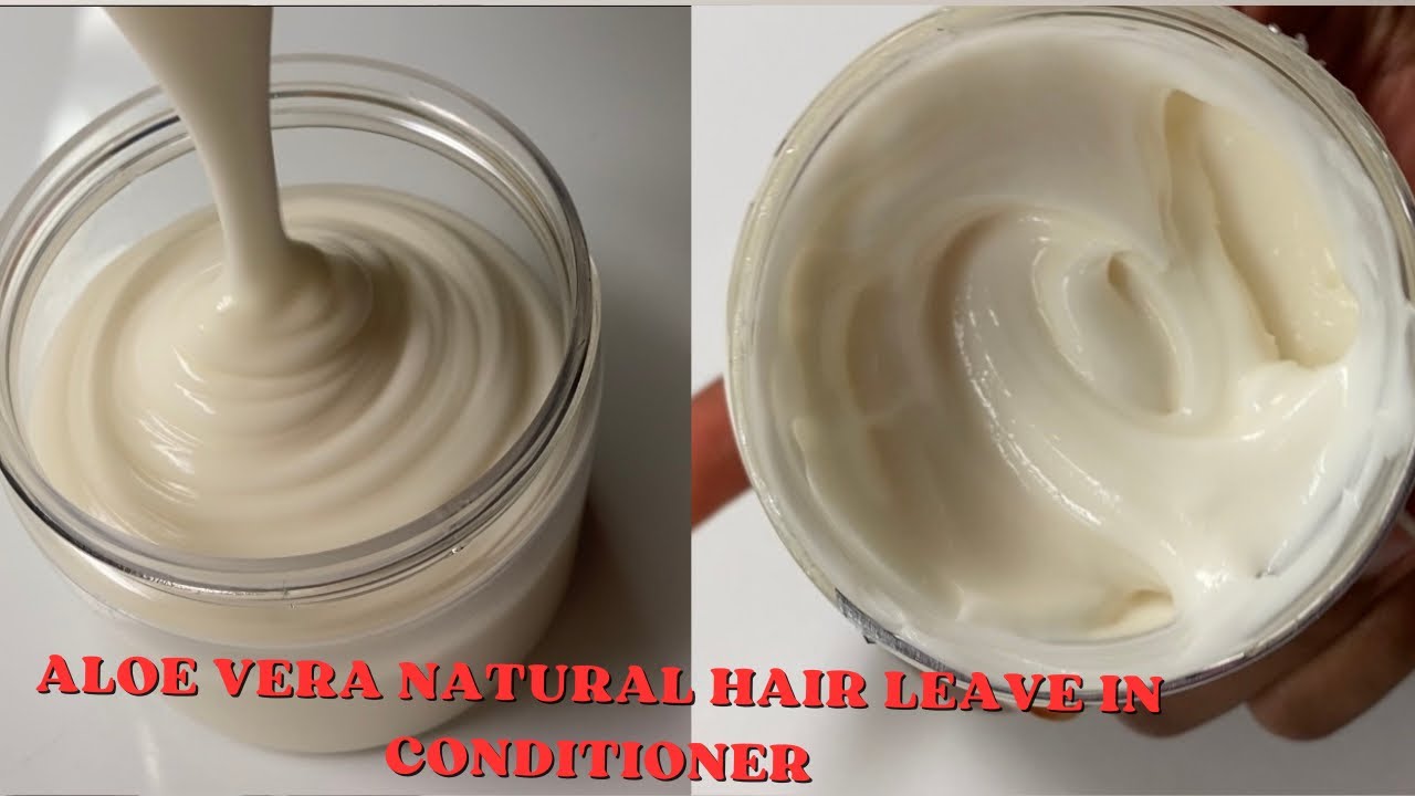 DIY ALOE VERA LEAVE IN CONDITIONER FOR EXTREME HAIR GROWTH AND SHINE!