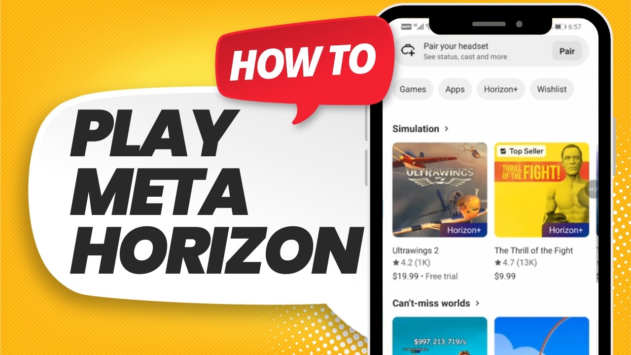 How To Play Meta Horizon On Mobile (Android & iPhone)