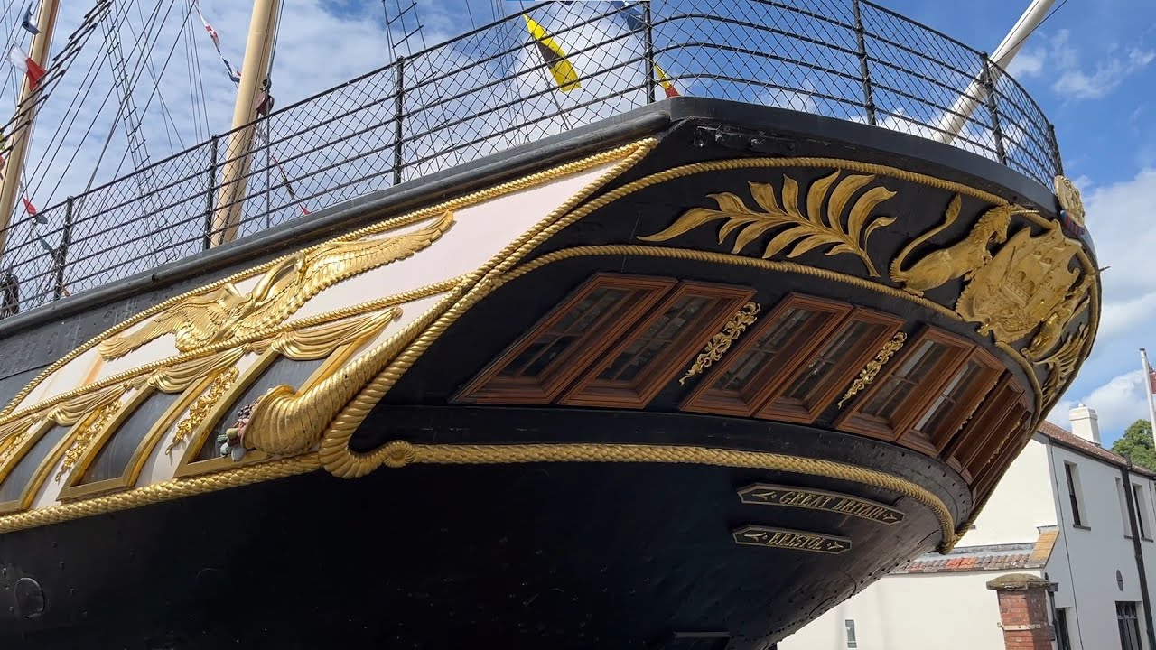 All aboard the SS Great Britain (Bristol) - Brunel's big ship - Restored in stunning detail.