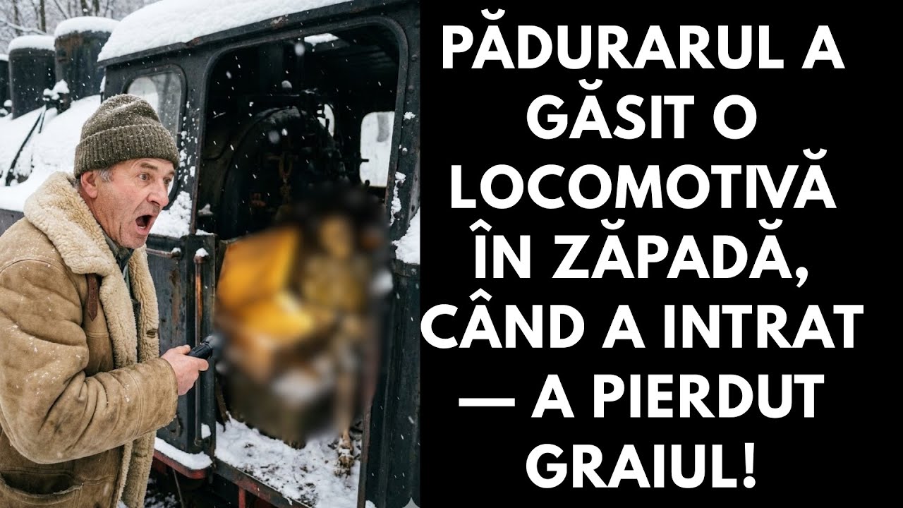 Pădurarul a găsit o locomotivă în zăpadă, când a intrat — a pierdut graiul!