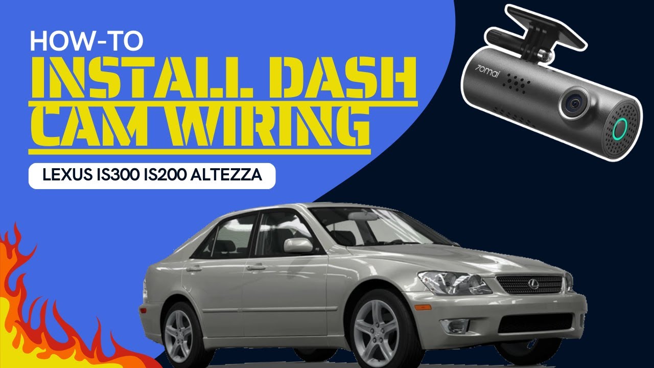 How-to Install Dash Cam Wiring | Lexus IS300 IS200 Altezza