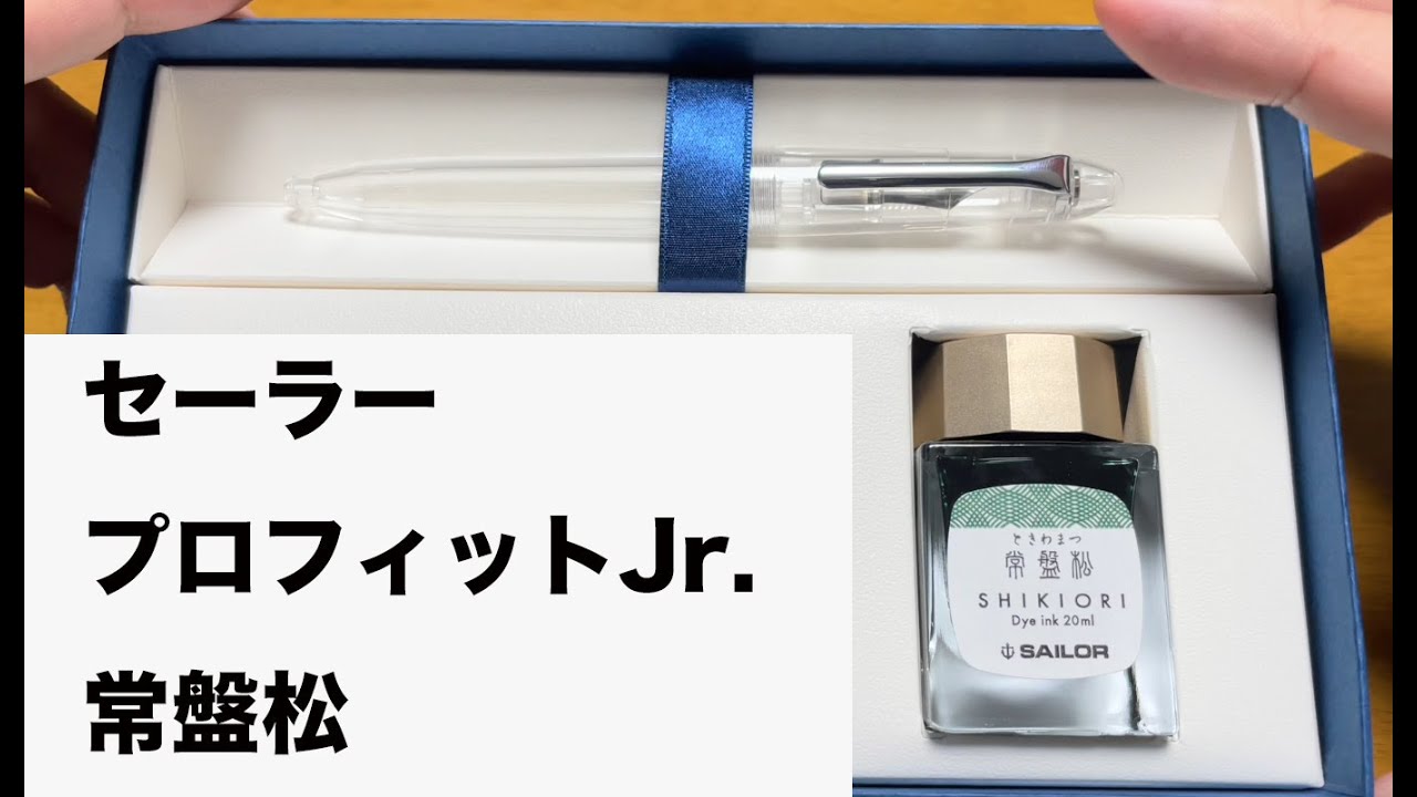 【万年筆/インク】セーラー プロフィットJr.と常盤松