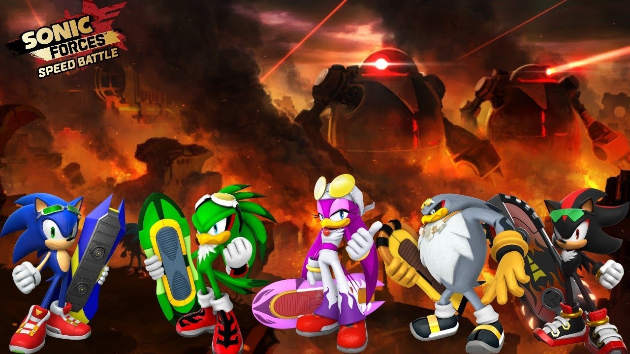 SONIC FORCES SPEED BATTLE~(ANDROID,IOS)~SONIC RIDERS
