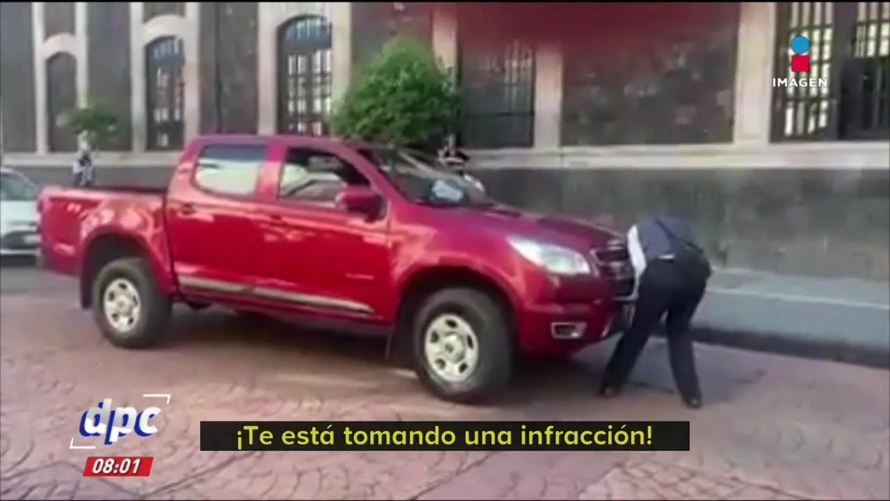 Hombre detenido por no usar cubrebocas y automovilista avienta el coche a oficial embarazada | DPC