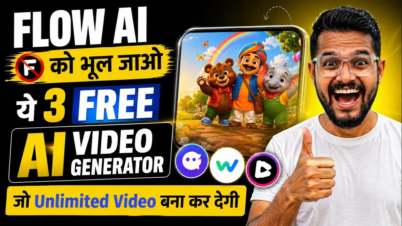 Google Flow छोड़ो! 😱 FREE Long AI Video Generators 🔥 | Unlimited AI Video Without Watermark & Credits