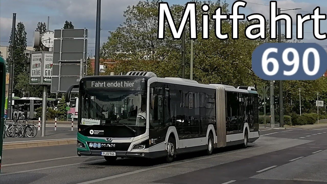 Mitfahrt | MAN Lion's City 18c Hybrid | Linie 690 | S Hauptbahnhof - Johannes-Kepler-Platz