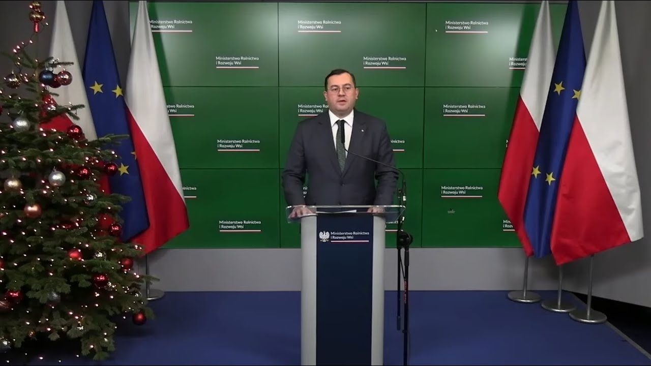Mercosur - weto: konferencja prasowa ministra Stefana Krajewskiego