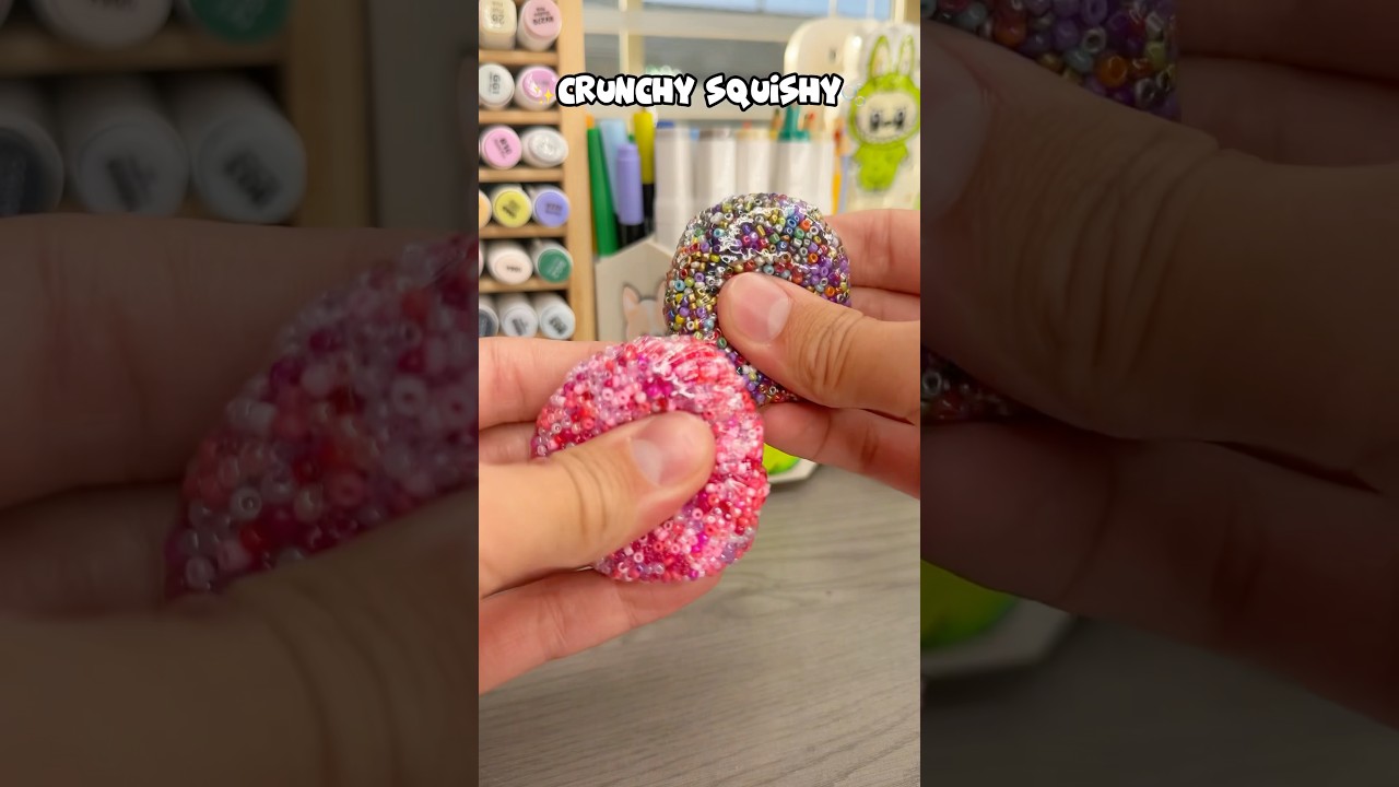 🫧Diy crunchy squishy!? #squishy #diy #diysquishy #crafts #craft #cute #papercraft